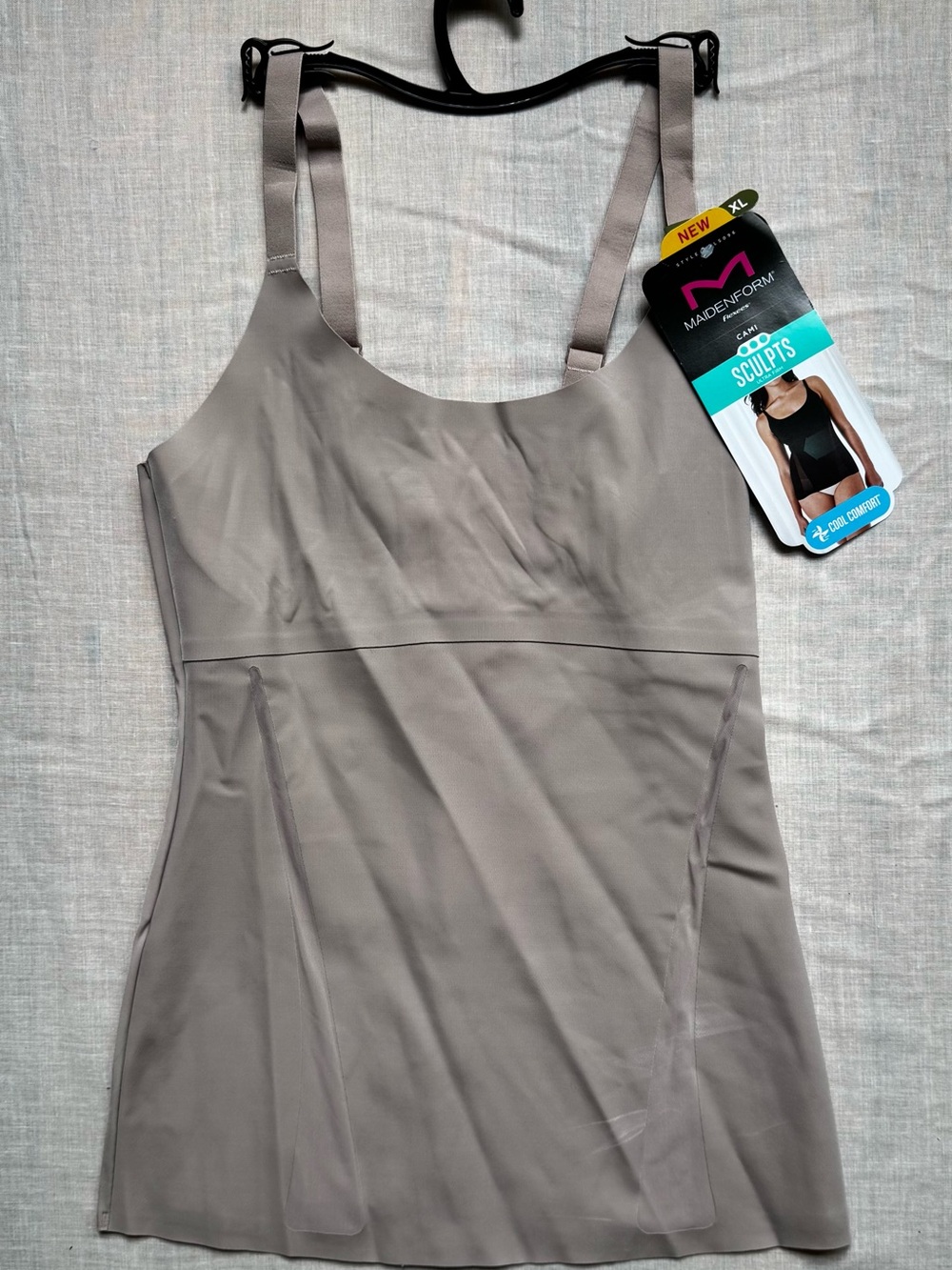 Maidenform Sculpt Taupe Nude Cami
